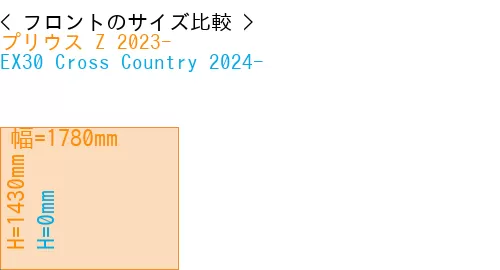 #プリウス Z 2023- + EX30 Cross Country 2024-